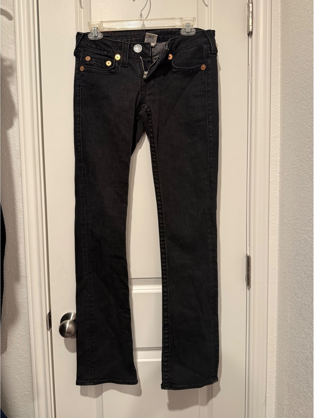 True Religion Black Brand Jeans Size 27 Made in USA